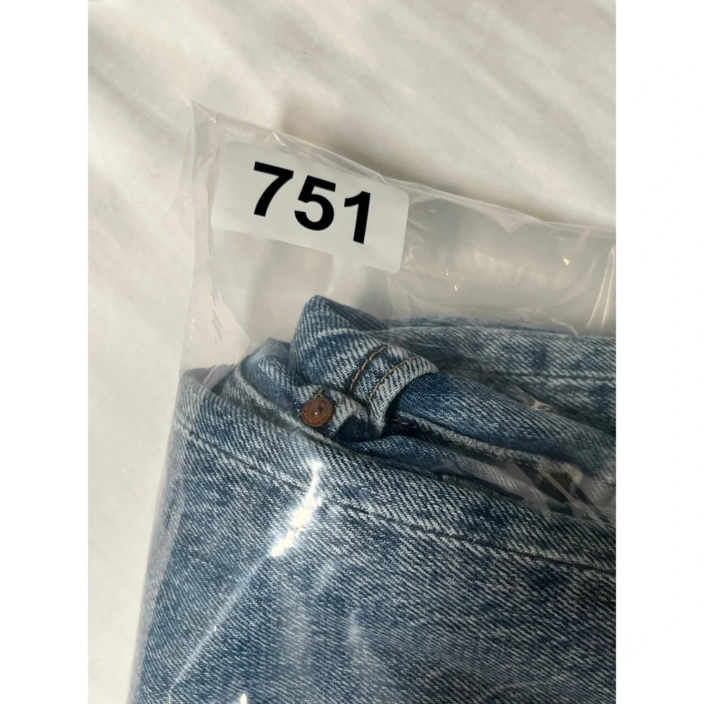 MNG Authentic Denim Women's‎ Light Wash Straight Leg Jeans Size 28